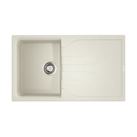 Мойка кухонная Omoikiri Yasugata 86-WH Tetogranit, белый